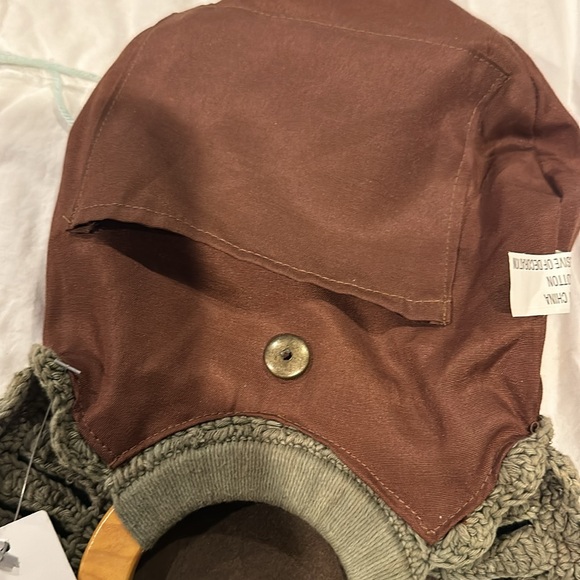 Cute olive green crochet bag - Picture 3 of 6